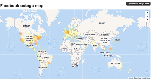 Facebook is down and Instagram is struggling