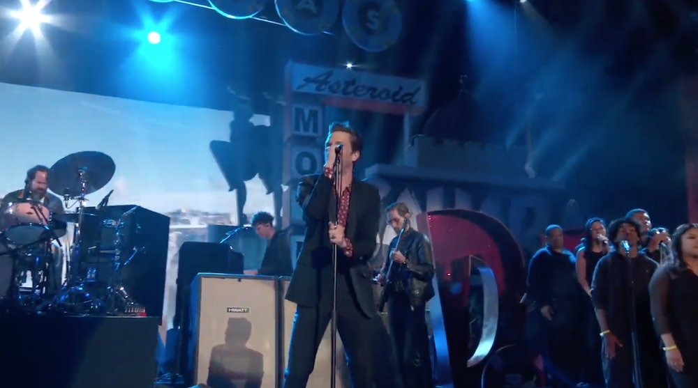 Watch The Killers Play “Land Of The Free” For The First Time On Jimmy Kimmel Live! In Vegas